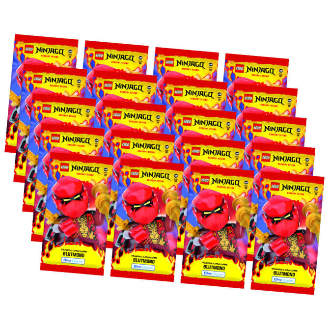 Lego Ninjago Karten Trading Cards Serie 10 - BLUTMOND Sammelkarten (2025) - 20 Booster