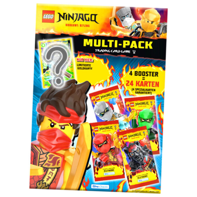 Lego Ninjago Karten Trading Cards Serie 10 - BLUTMOND Sammelkarten (2025) - 1 Multipack