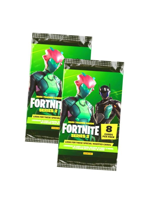 Panini Fortnite Karten Hobby Serie 2 (2020/2021) - Fortnite Trading Cards Sammelkarten - 2 Booster