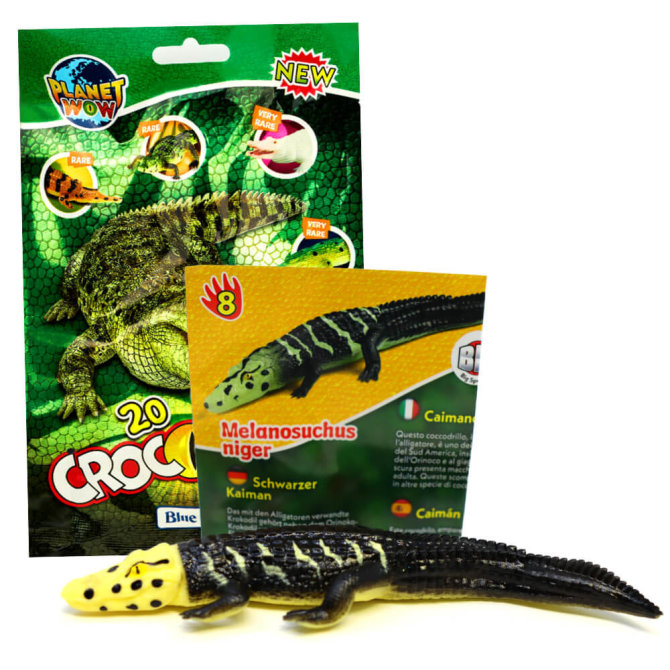 Blue Ocean Crocodiles Sammelfiguren 2025 - Planet Wow - Figur 8. Schwarzer Kaiman