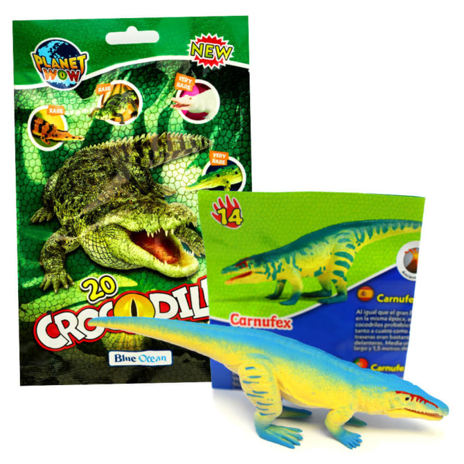 Blue Ocean Crocodiles Sammelfiguren 2025 - Planet Wow - Figur 14. Carnufex