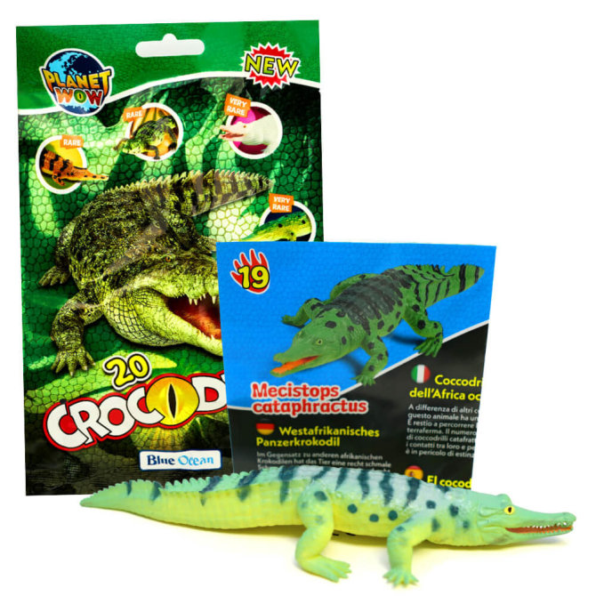 Blue Ocean Crocodiles Sammelfiguren 2025 - Planet Wow - Figur 19. Westafrikanisches Panzerkrokodil