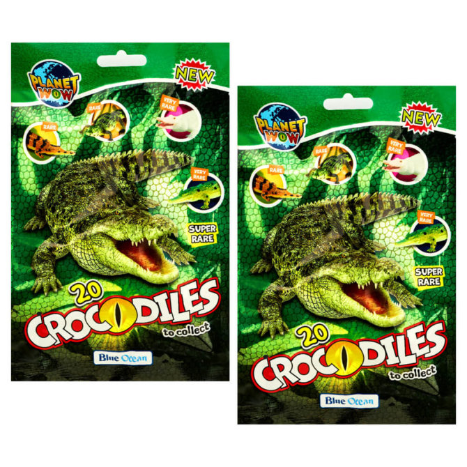 Blue Ocean Crocodiles Sammelfiguren 2025 - Planet Wow Figur - 2 Tüten