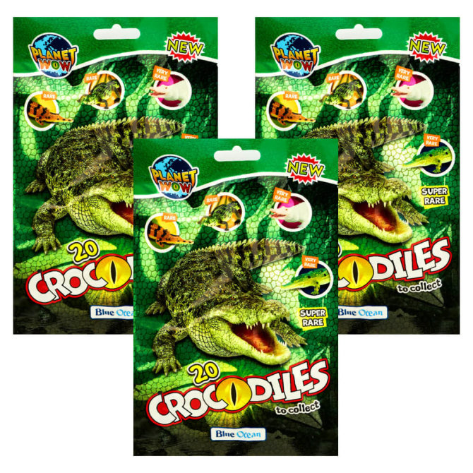 Blue Ocean Crocodiles Sammelfiguren 2025 - Planet Wow Figur - 3 Tüten