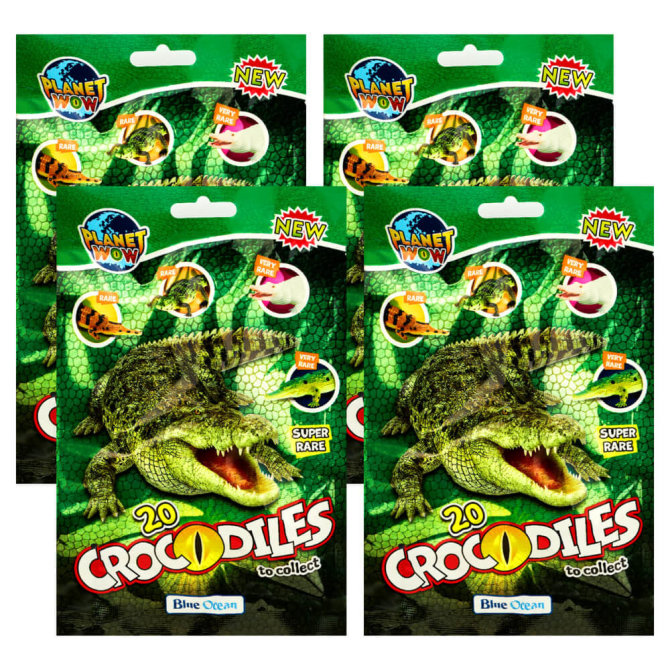 Blue Ocean Crocodiles Sammelfiguren 2025 - Planet Wow Figur - 4 Tüten