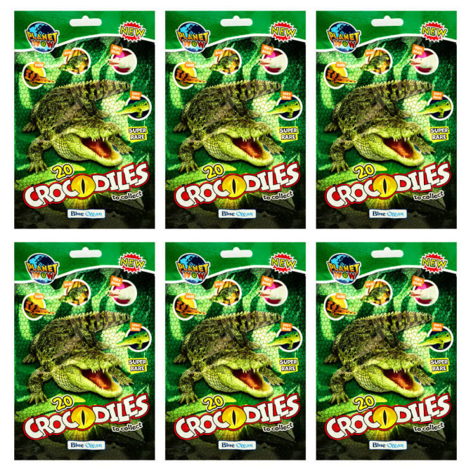 Blue Ocean Crocodiles Sammelfiguren 2025 - Planet Wow Figur - 6 Tüten