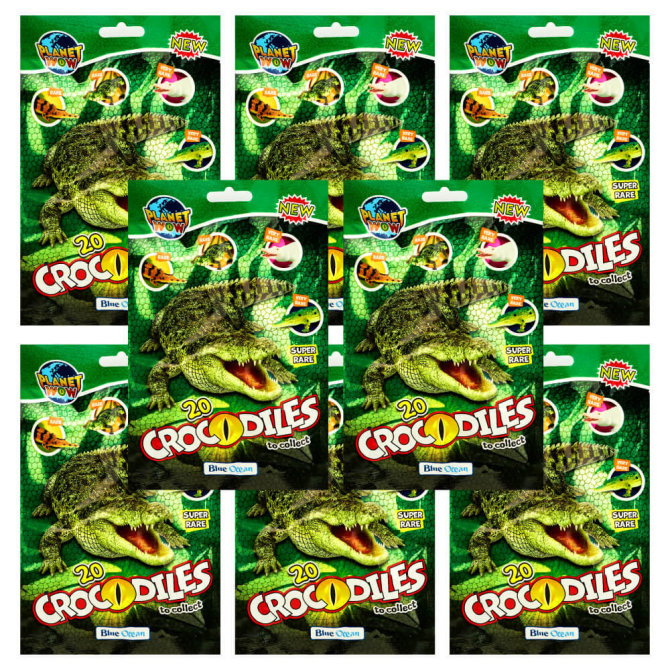 Blue Ocean Crocodiles Sammelfiguren 2025 - Planet Wow Figur - 8 Tüten