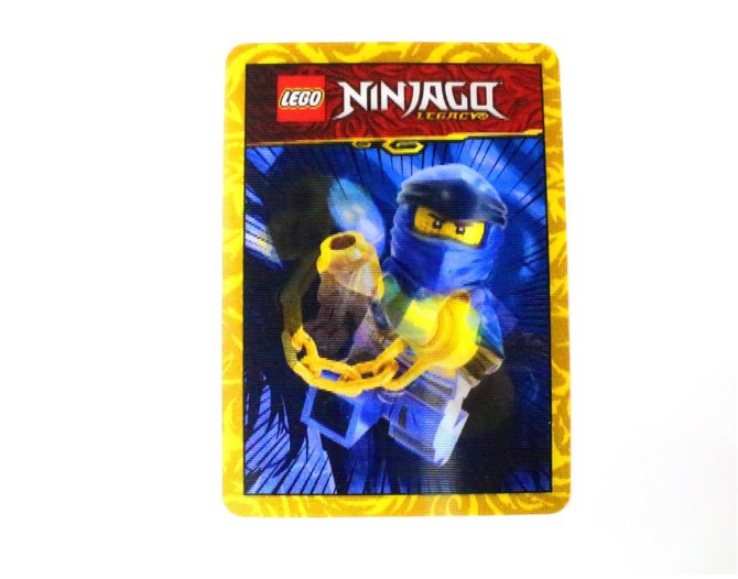 Lego Ninjago Sticker - Legacy Sammelsticker 2020 - 3D Card - 1. Jay