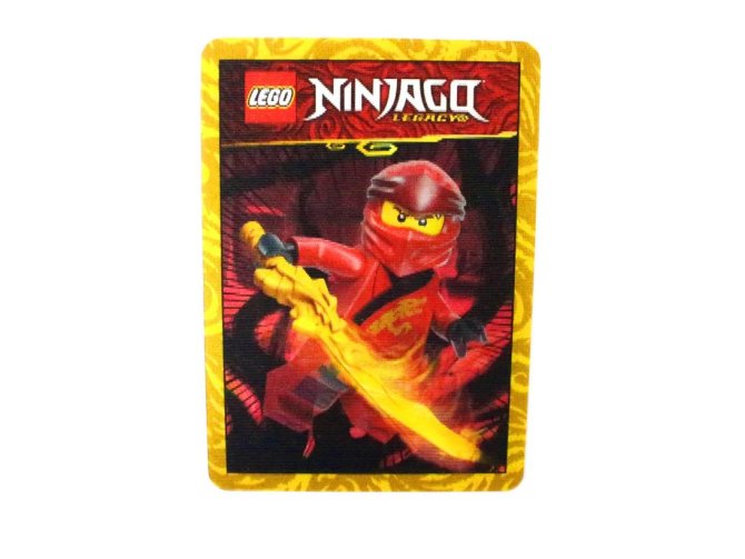 Lego Ninjago Sticker - Legacy Sammelsticker 2020 - 3D Card - 1. Kai