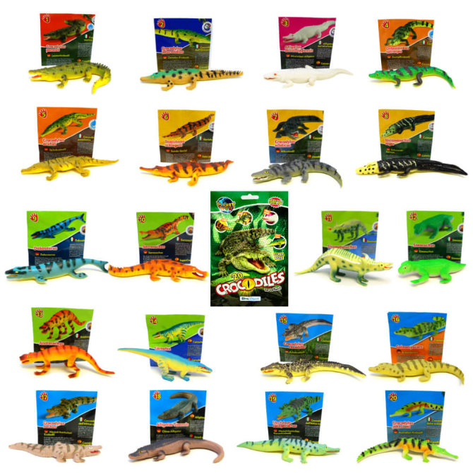 Blue Ocean Crocodiles Sammelfiguren 2025 - Planet Wow Figur - Alle 20 Figuren