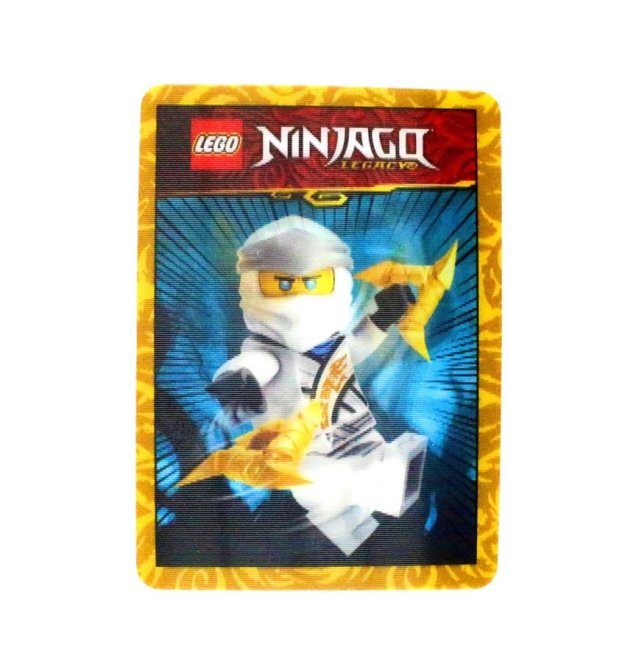 Lego Ninjago Sticker - Legacy Sammelsticker 2020 - 3D Card - 1. Zane