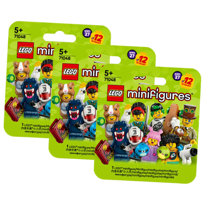 LEGO Minifigures 71048 - Sammelfiguren Serie 27 - Figur - 3 Tüten