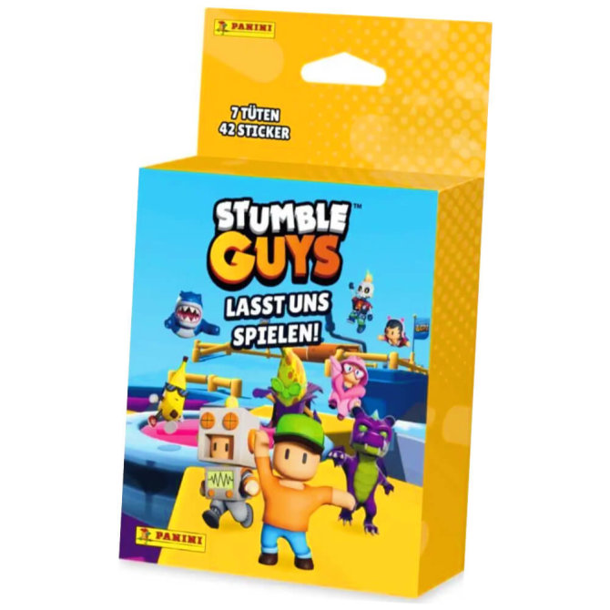 Stumble Guys Sticker (2025) - Lasst uns spielen! Sammelsticker - 1 Blister