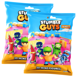Stumble Guys 3D Sammelfiguren Serie 3 - Chrome Crystal Figur - 2 Tüten