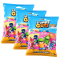 Stumble Guys 3D Sammelfiguren Serie 3 - Chrome Crystal Figur - 3 Tüten