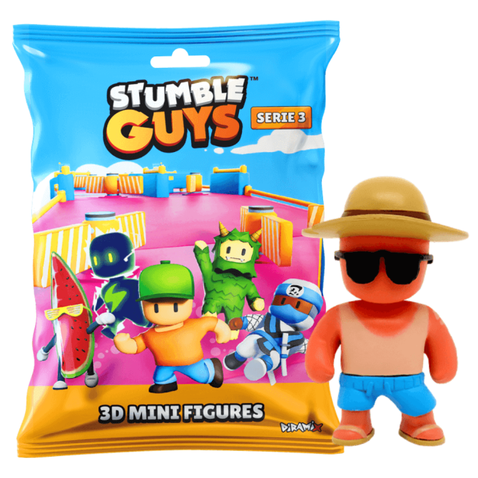 Stumble Guys 3D Sammelfiguren Serie 3 - Chrome Crystal - Figur 2. Tanner