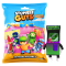 Stumble Guys 3D Sammelfiguren Serie 3 - Chrome Crystal - Figur 4. Stumble Invaders