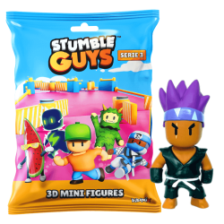 Stumble Guys 3D Sammelfiguren Serie 3 - Chrome Crystal -...