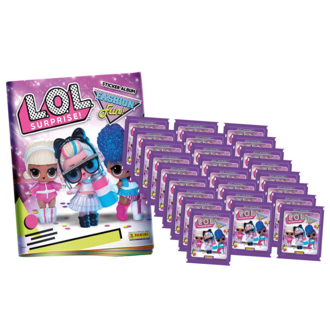 L O L Surprise 3 Sticker - Fashion Fun LOL Sammelsticker - 1 Album + 25 Tüten