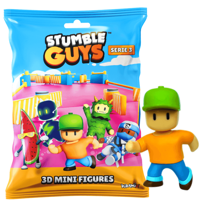 Stumble Guys 3D Sammelfiguren Serie 3 - Chrome Crystal - Figur 11. Mr Stumble
