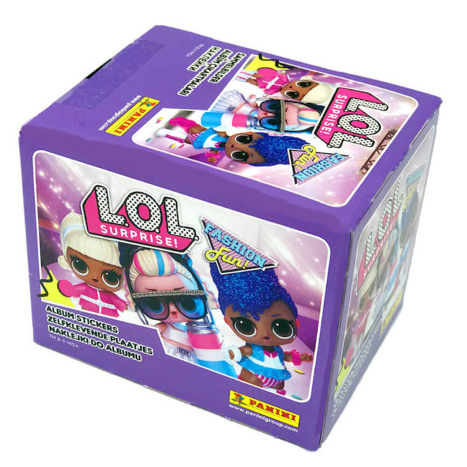 Panini LOL Surprise 3 Sticker - Fashion Fun LOL Sammelsticker - 1 Display (50 Tüten)