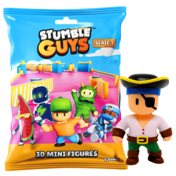 Stumble Guys 3D Sammelfiguren Serie 3 - Chrome Crystal -...