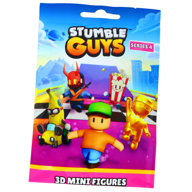 Stumble Guys 3D Sammelfiguren Serie 4 - Chrome Figur - 1 Tüte