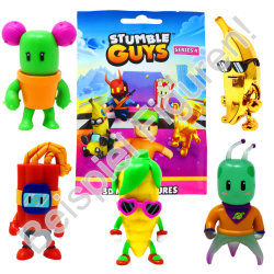 Stumble Guys 3D Sammelfiguren Serie 4 - Chrome Figur - 3...