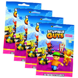 Stumble Guys 3D Sammelfiguren Serie 4 - Chrome Figur - 4 Tüten