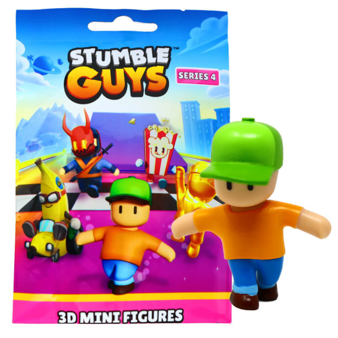 Stumble Guys 3D Sammelfiguren Serie 4 - Chrome - Figur 1. Mr Stumble