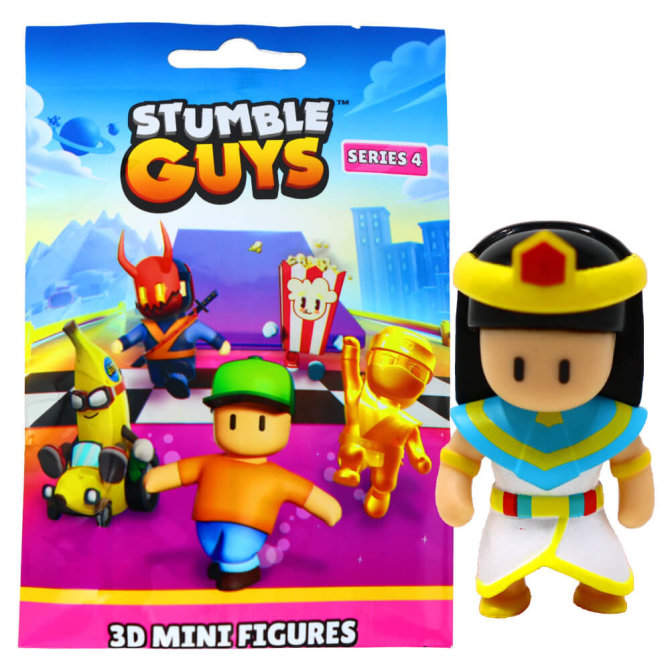 Stumble Guys 3D Sammelfiguren Serie 4 - Chrome - Figur 4. Cleopatra