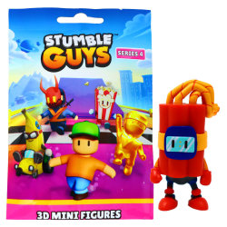 Stumble Guys 3D Sammelfiguren Serie 4 - Chrome - Figur...