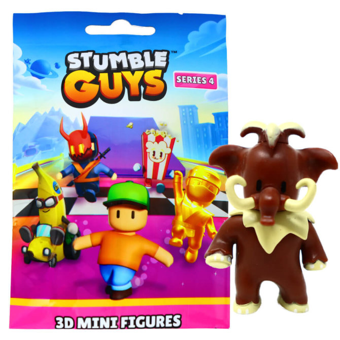 Stumble Guys 3D Sammelfiguren Serie 4 - Chrome - Figur 12. Wooly