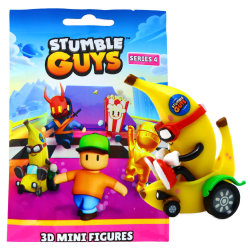 Stumble Guys 3D Sammelfiguren Serie 4 - Chrome - Figur...