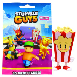 Stumble Guys 3D Sammelfiguren Serie 4 - Chrome - Figur...