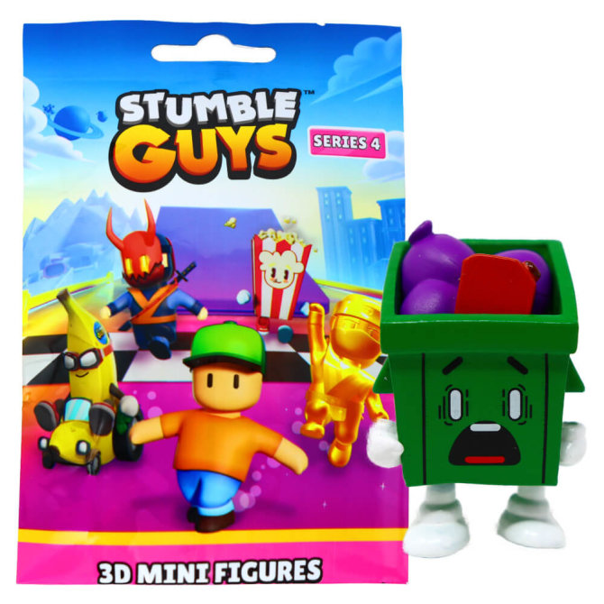 Stumble Guys 3D Sammelfiguren Serie 4 - Chrome - Figur 19. Hot Trash