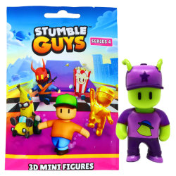 Stumble Guys 3D Sammelfiguren Serie 4 - Chrome - Figur...