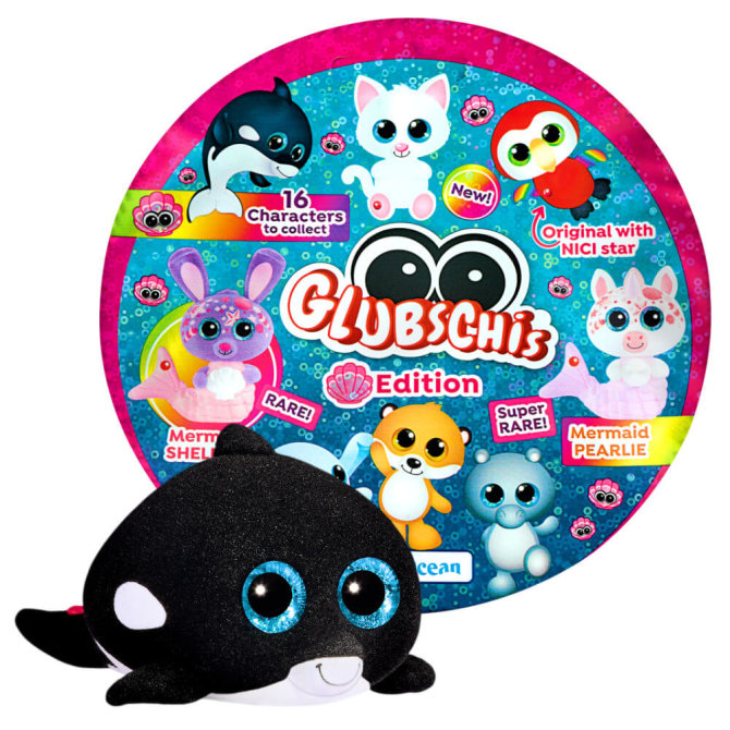 Blue Ocean Glubschis Sammelfiguren Muschel Serie 4 - Glubschi Glitzer - Figur Lilana