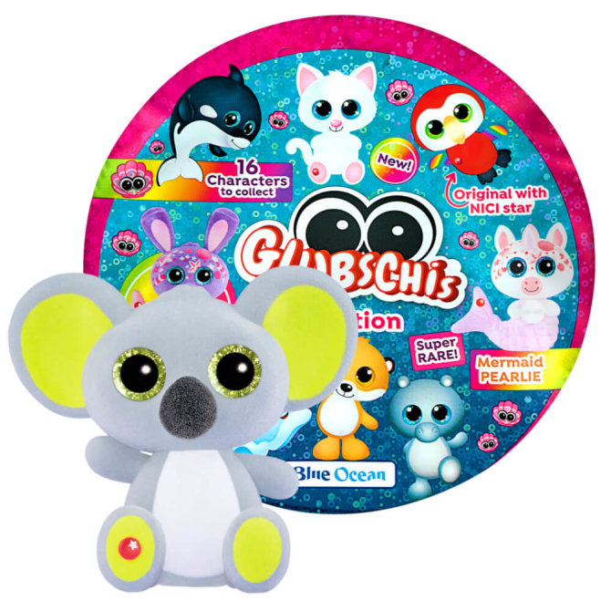 Blue Ocean Glubschis Sammelfiguren Muschel Serie 4 - Glubschi Glitzer - Figur Cool-Loulou