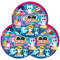 Blue Ocean Glubschis Sammelfiguren Muschel Serie 4 - Glubschi Glitzer Figur - 3 Tüten