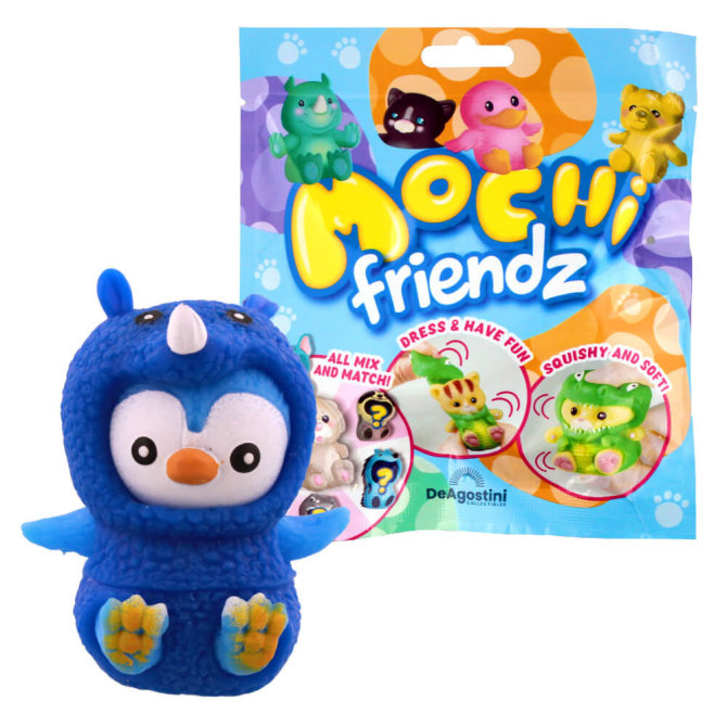 DeAgostini Mochi Friendz Sammelfiguren mit Wendekostüm - Figur Roger