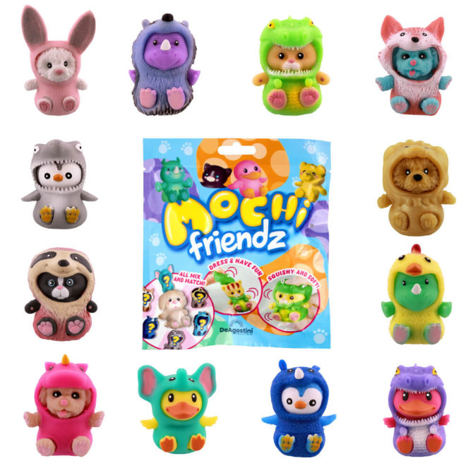 DeAgostini Mochi Friendz Sammelfiguren mit Wendekostüm Figur - Alle 12 Figuren