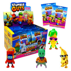 Stumble Guys 3D Sammelfiguren Serie 4 - Chrome Figur - 1...