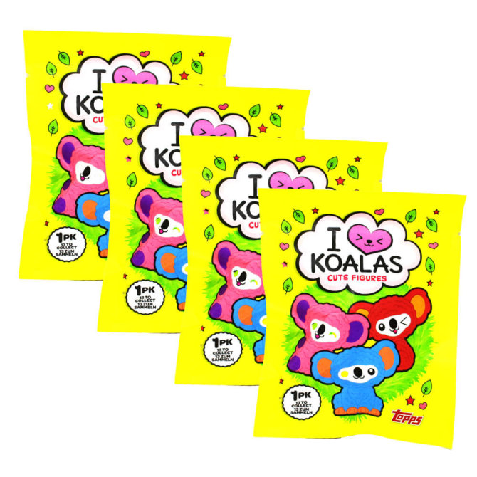 Koalas Figur - I Love Koalas - Sammelfigur - 4 Tüten