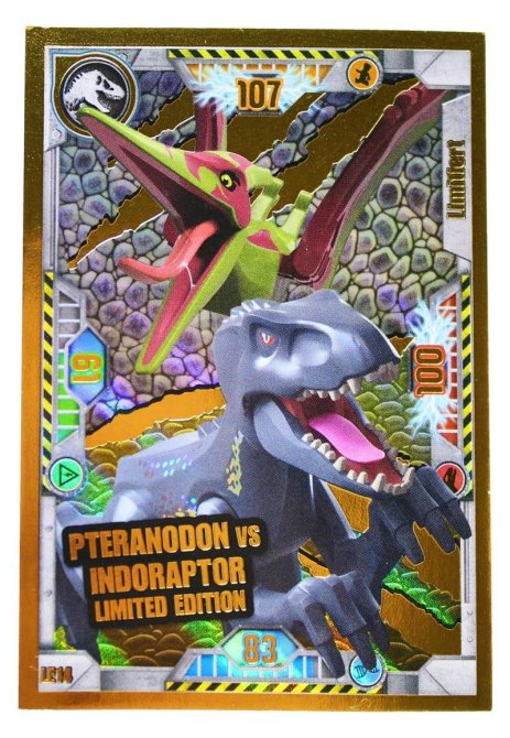 Lego Jurassic World Karten - Jurassic World Trading Cards (2021) - LE14 Gold Karte