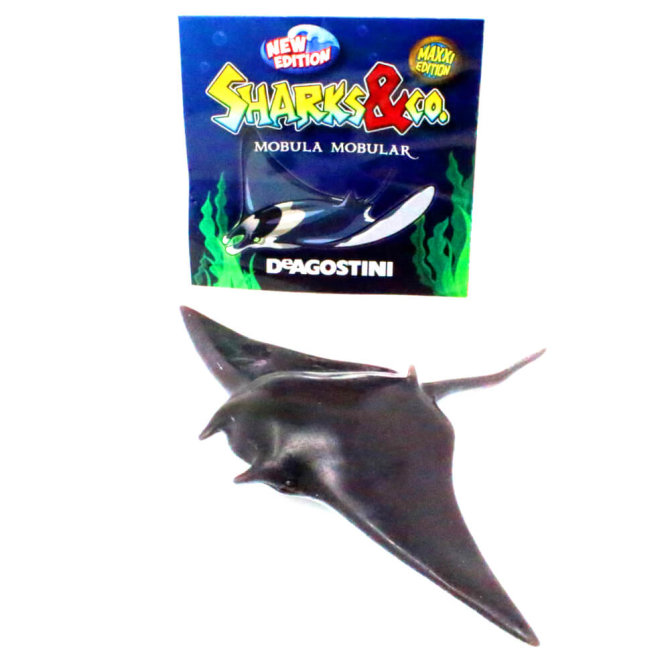 DeAgostini Sharks & Co. Maxxi Serie 2 - Hai Sammelfigur - Figur 8. Teufelsrochen