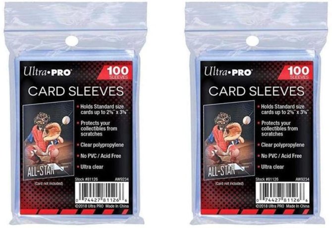 Ultra Pro Standard Regular Soft 200 Stück Penny Kartenhüllen Sleeves
