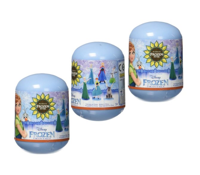 Disney FROZEN FEVER Capsules Actionfigur - 3 Kapseln - NEU & OVP