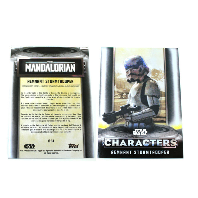 Star Wars The Mandalorian Trading Cards 2021 Karten Auswahl C-14 REMNANT STORMTROOPER Silver