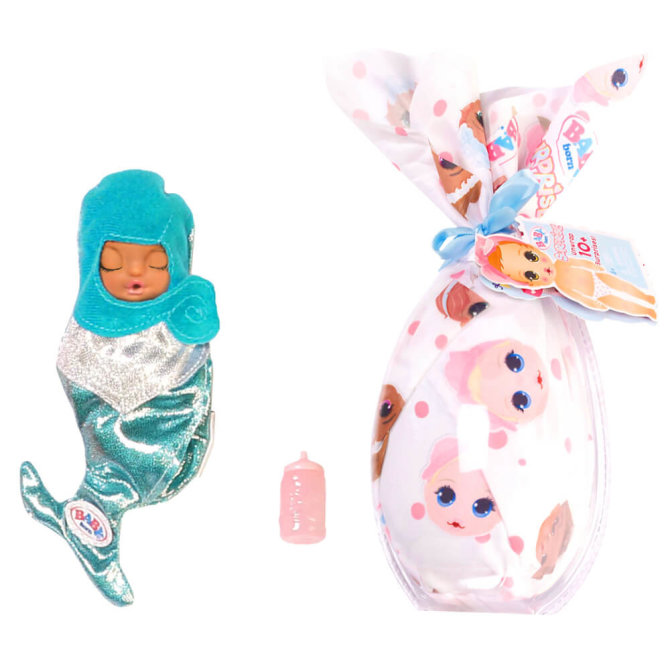 Zapf BABY Born Surprise Serie 2 - Sammelpuppe - Puppe 3. Neblige Meerjungfrau